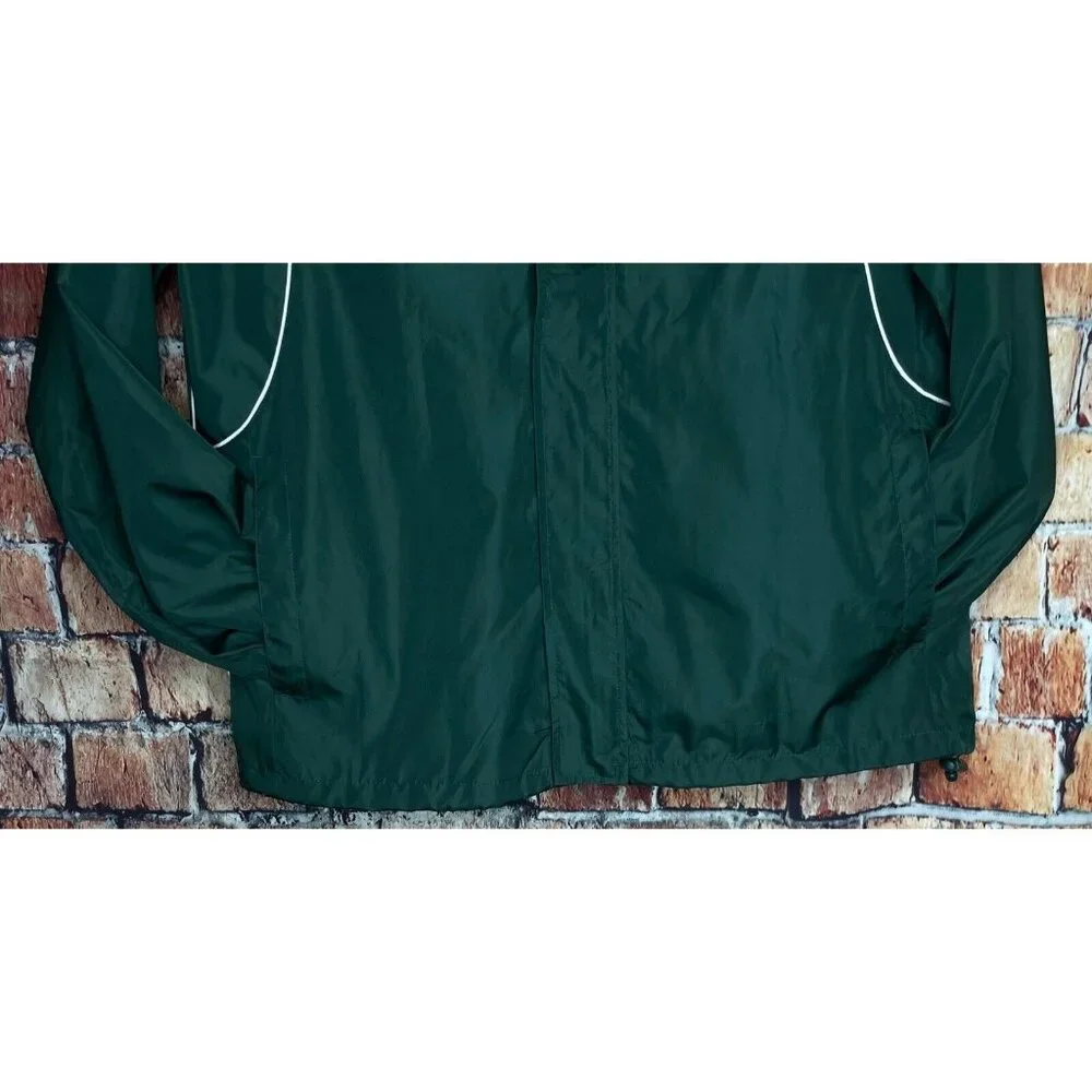 New York Jets NFL Dunbrooke Sports Illustrated Green Large Jacket Windbreaker